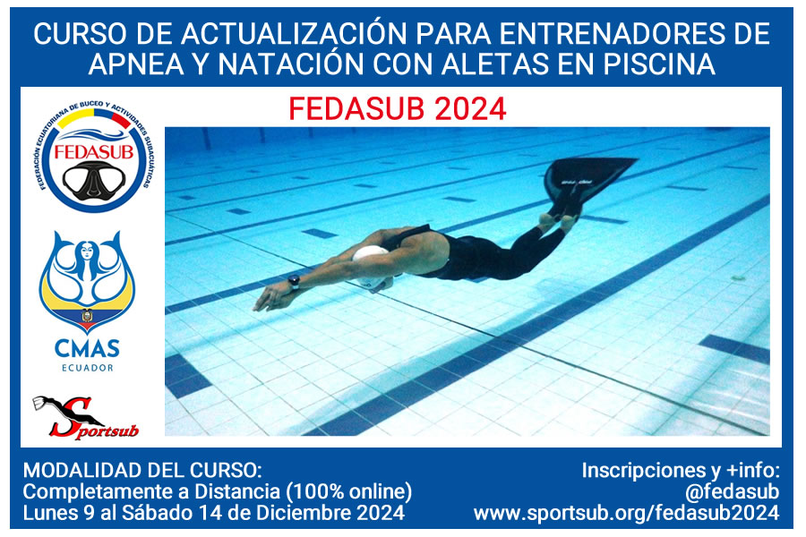 Curso de Actualización para Entrenadores de Apnea y Natación