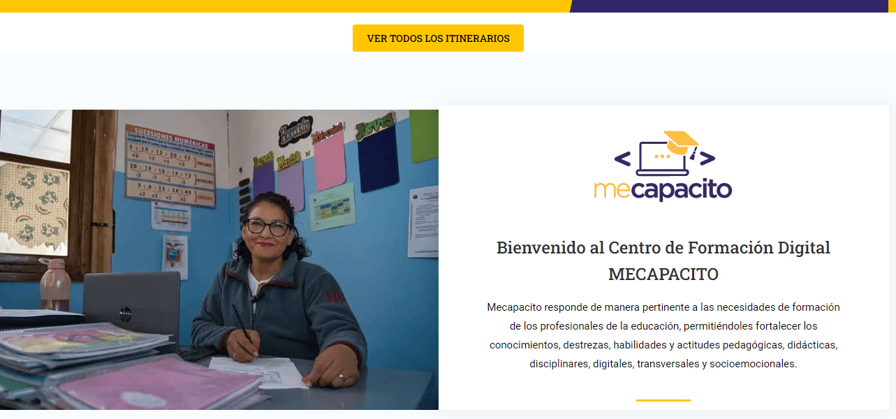 Lanzamiento de Plataforma Educativa Mecapacito