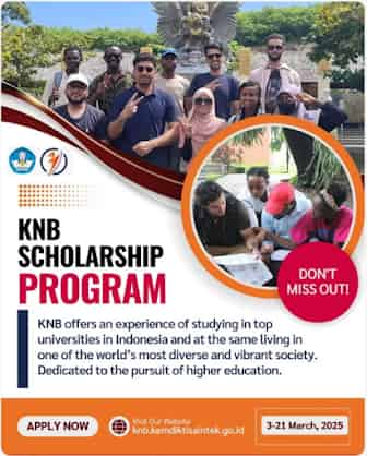 Becas KNB 2025: Estudia en Indonesia con una Beca Completa